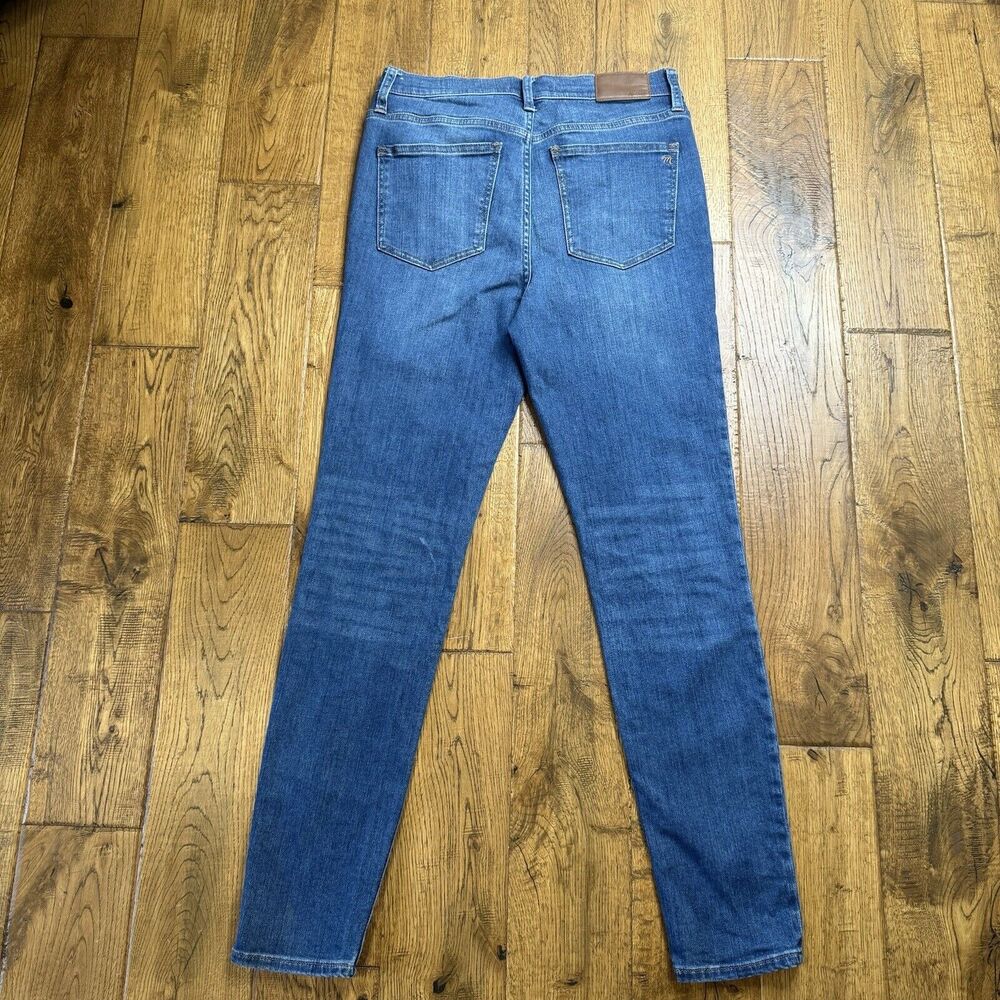 Madewell Womens Medium Wash 9'' Mid Rise Skinny Jeans Size 28 Inseam 29 - Picture 6 of 9